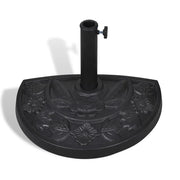 Base per parasole/ombrellone semicircolare in resina 40820