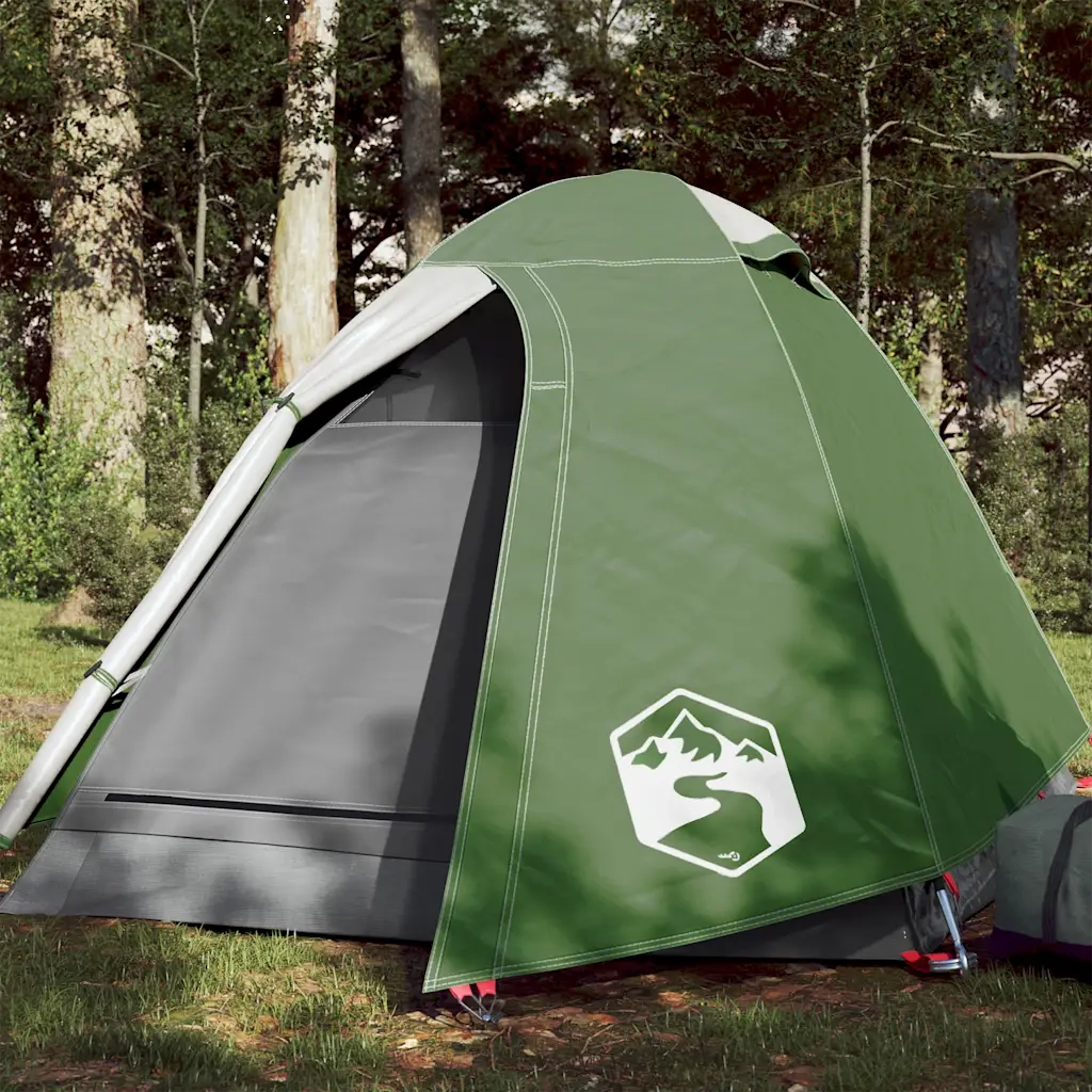 Tenda da campeggio | Tenda da campo a Cupola per 2 Persone Verde Impermeabile