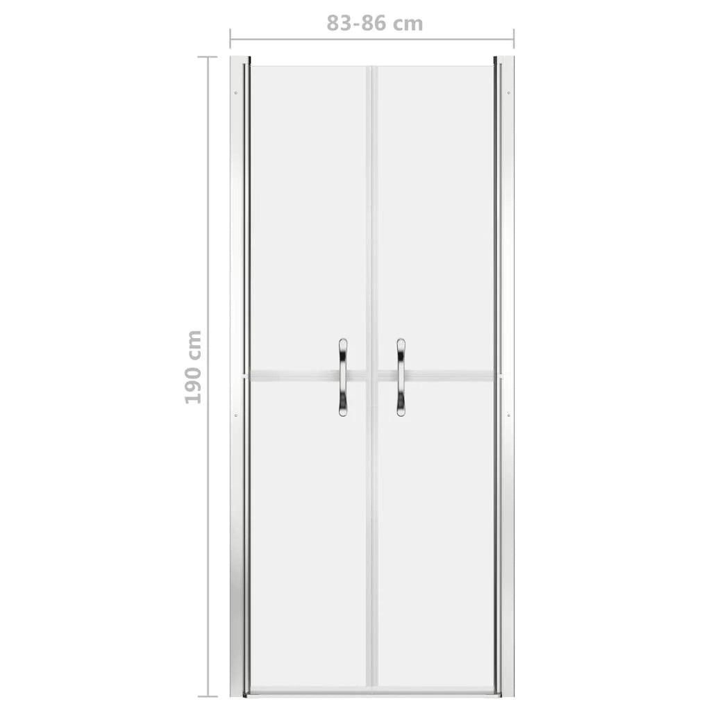 Porta doccia per bagno WC cabina doccia interno casa ESG 86x190 cm satinato 02_0002001