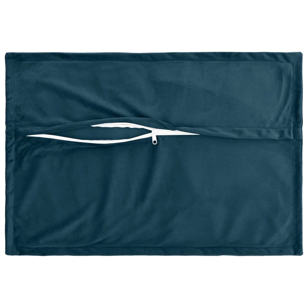 Federa 2 pcs HOUTEN Blu 50 x 75 cm Velluto 919743