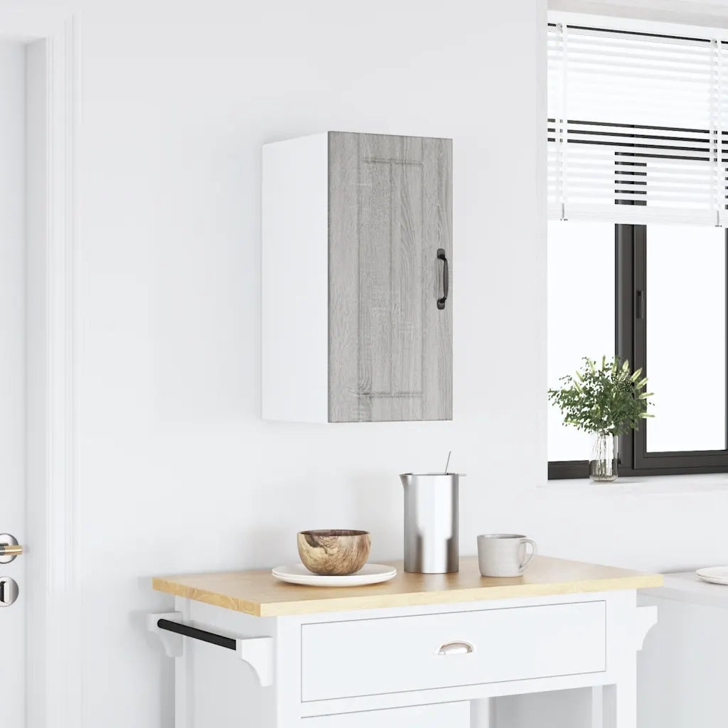Pensile da Cucina | Mobile da Cucina Lucca Grigio Sonoma in Legno Multistrato