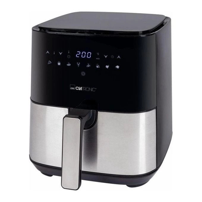Clatronic FR 3782 H Singolo 5 L Indipendente 1450 W Friggitrice ad aria calda Nero, Acciaio inossidabile