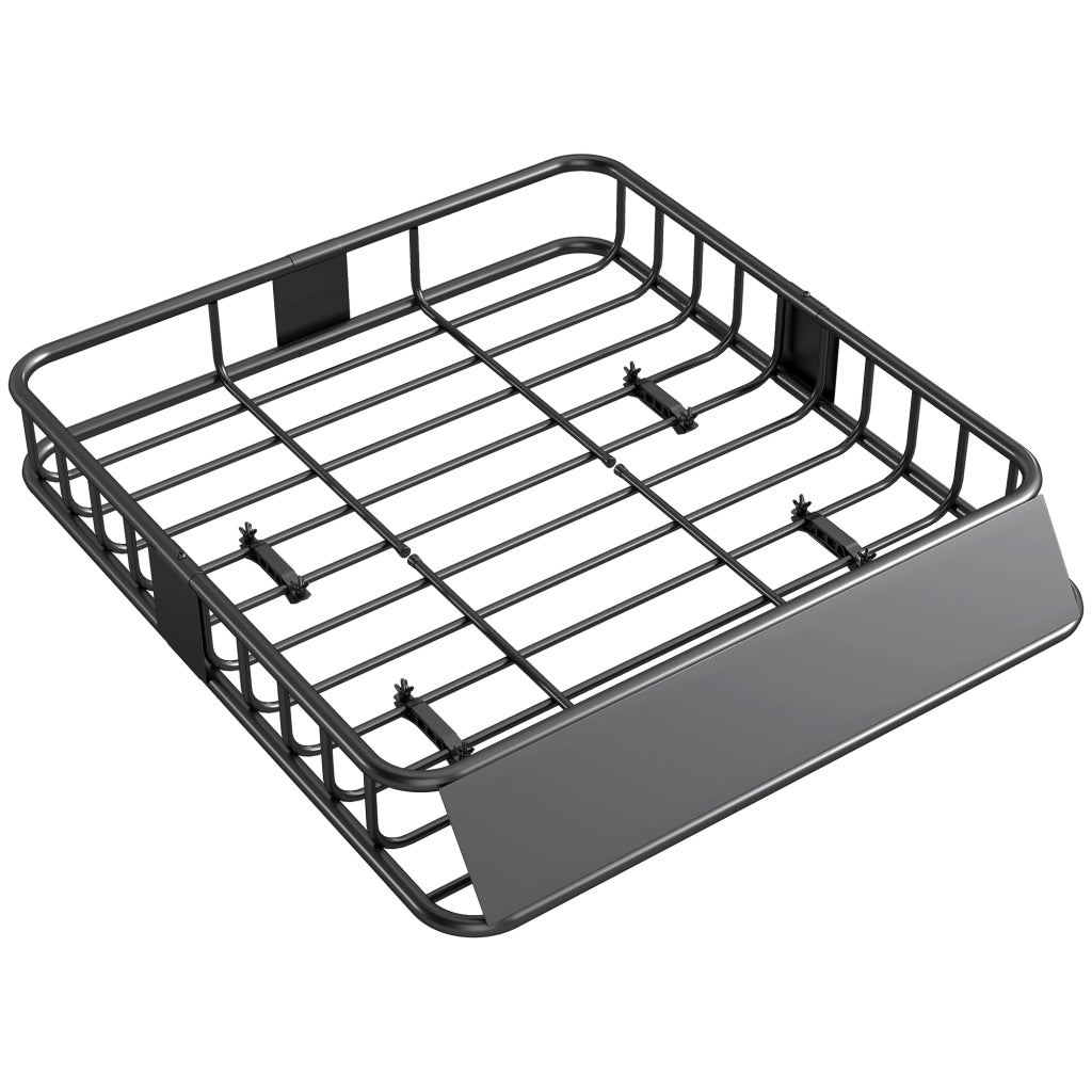Portapacchi da Tetto Auto ¨C Xylo ¨C 90,7 kg Capacit¨¤, Acciaio, Deflettore Vento, Nero
