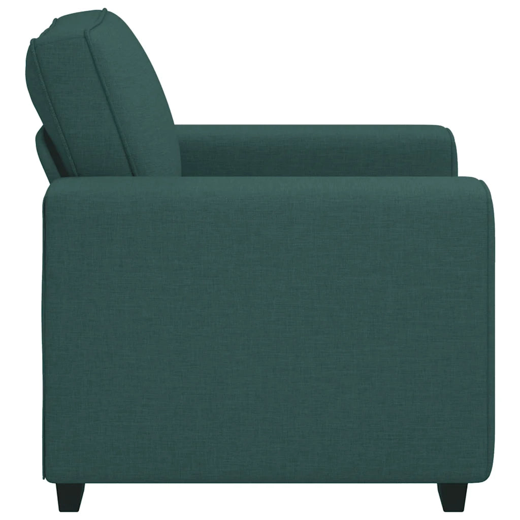 Poltrona Verde Scuro 100x77x82 cm in Tessuto 4105151