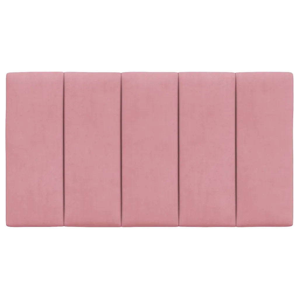 Cuscino Testiera Hanko Rosa 80 cm in Velluto 374648