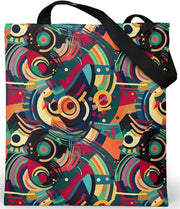 Borsa da spalla con cerniera - Borsa da spalla per donne con cerniera - Tessuto Oxford impermeabile - Borsa da spalla con stampe - Dimensioni: 37x42 cm - Borsa da spalla grande per donne