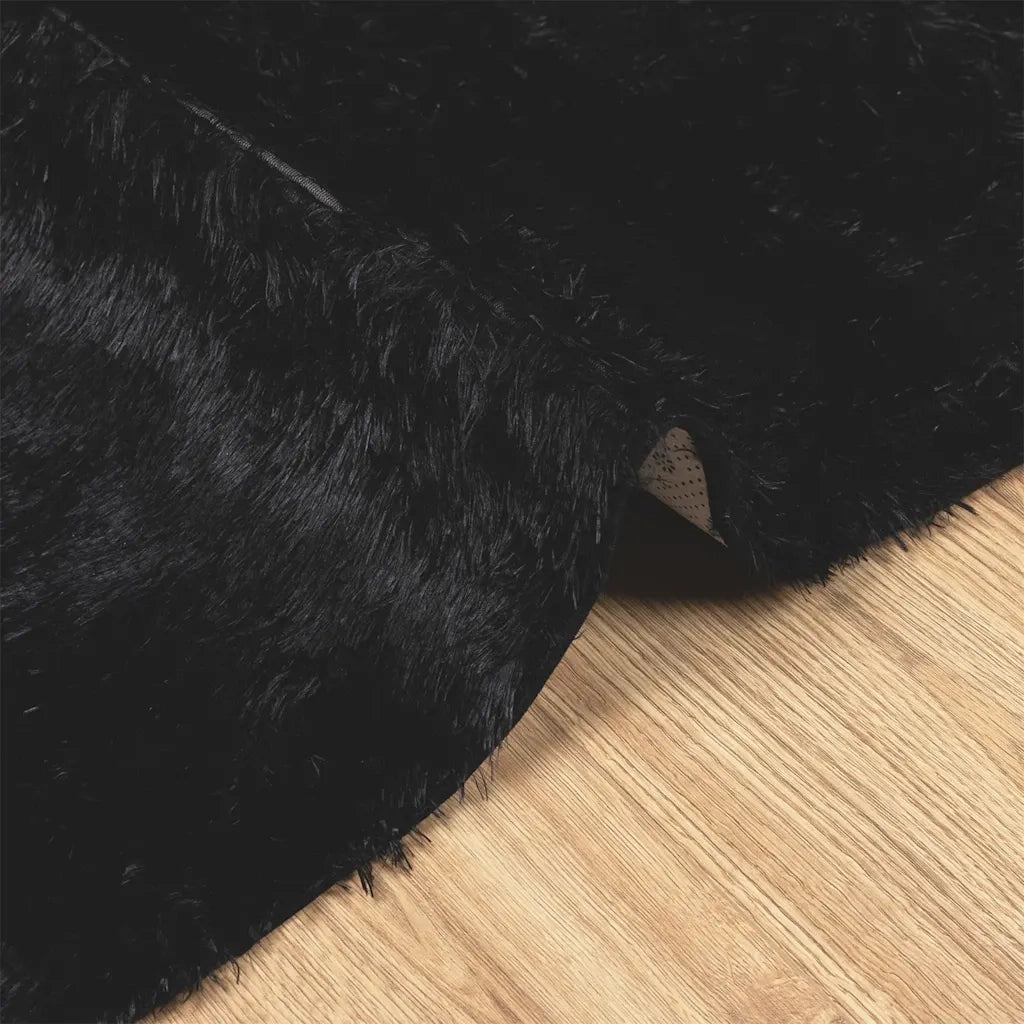 Tappeto del soggiorno | Tappeto Shaggy a Pelo Lungo NAVARRA Nero 160x230 cm poliestere