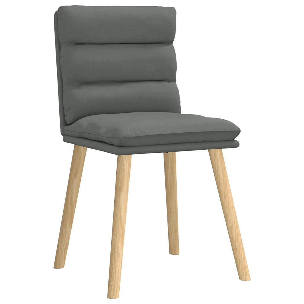 Sedie da Pranzo 6 pz Grigio Scuro in Tessuto 3315664