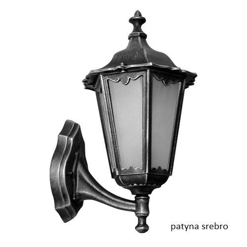 Applique esterna superiore SU-MA Retro nera E27 IP43