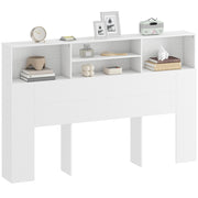 Testiera con contenitore ¨C Xylo ¨C 160x20x108 cm bianco con 4 vani