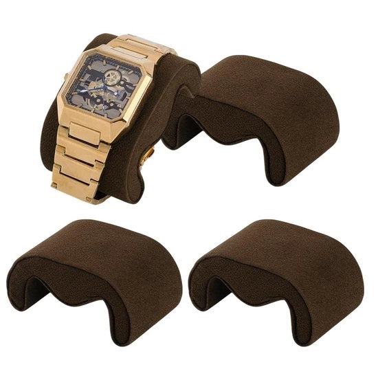 Cuscino orologio 4 pezzi - Cuscino fluffato con cinturino - Forma a M - Cuscino orologio con display - 7,35 x 4,75 x 3,55 cm - Antiscivolo - Protezione contro le graffiature - Cuscino orologio con display