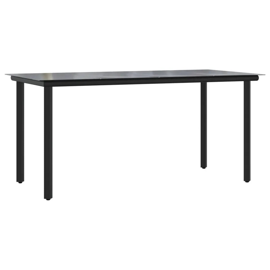 Set da Pranzo da Giardino 7pz con Cuscini in Polyrattan Marrone