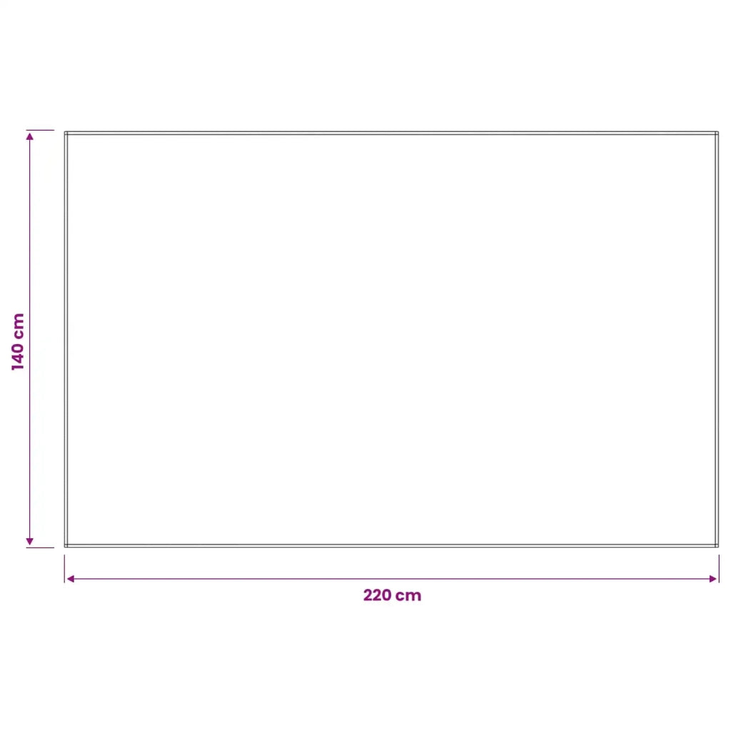 Tovaglia da Tavolo Rettangolare Rosso Vino 140 x 220 cm 42040001