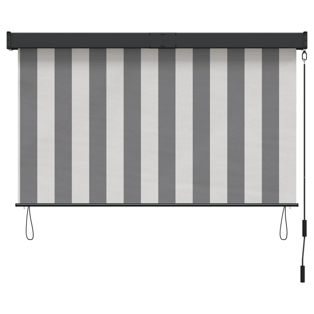 Tenda a rullo | Tenda avvolgibile Antracite e Bianco 100 x 250 cm