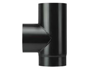 RACCORDO A T F/F PORCELL. PER STUFE LEGNA NERO OPACO PESANTE MM.1,2- - ø cm.12 - 1 pezzi SAVE