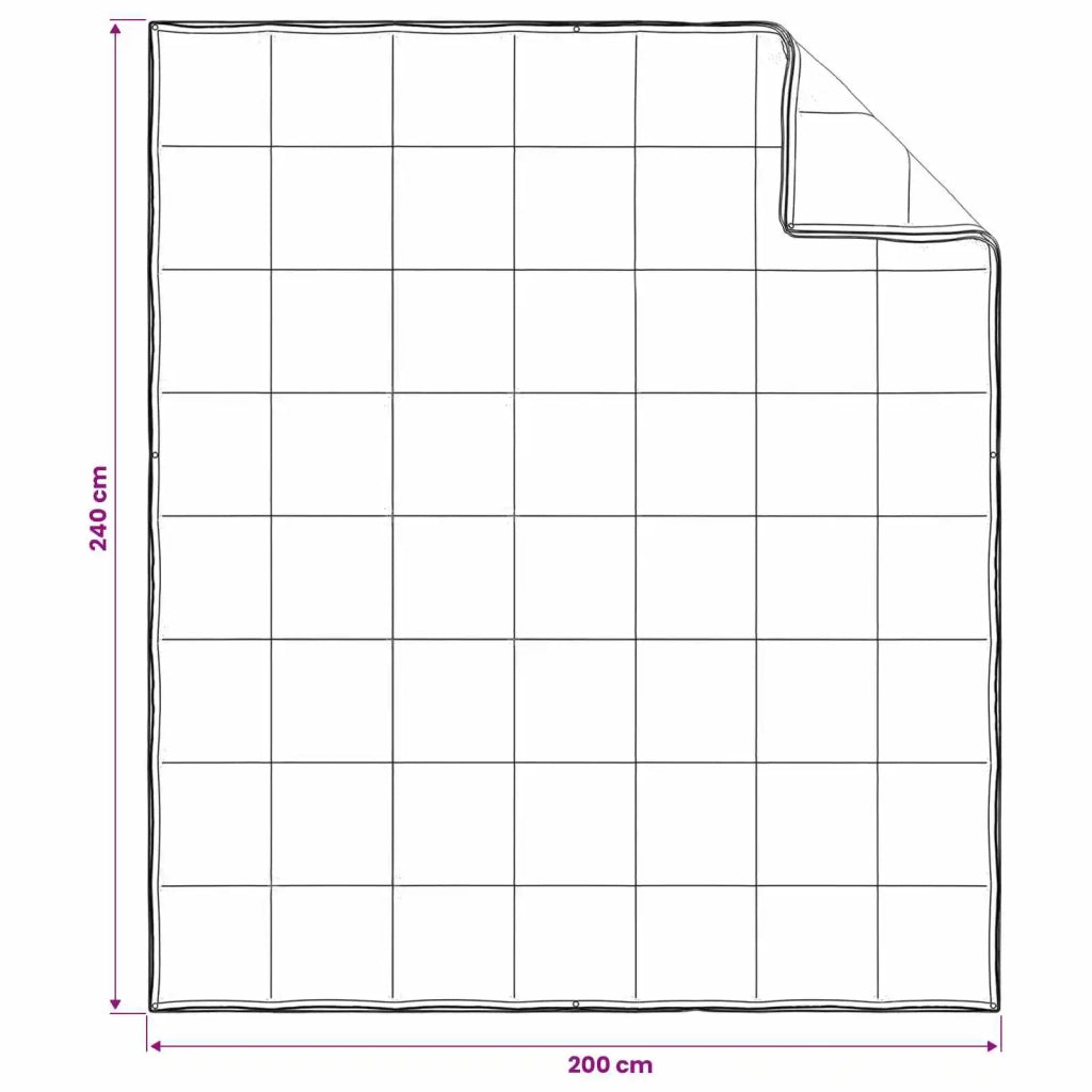 Set di Piumoni 2 pz 200 x 240 cm Kapok e Poliestere Beige 3431984