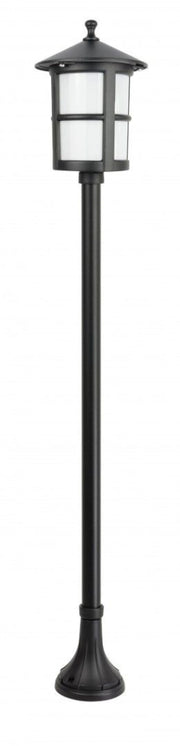 Lampione da giardino SU-MA Cordoba 151cm E27 nero IP23