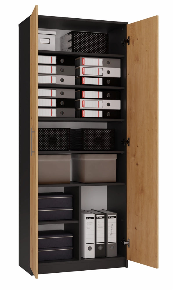 Scaffale OLIV 2d antracite artisan libreria moderna