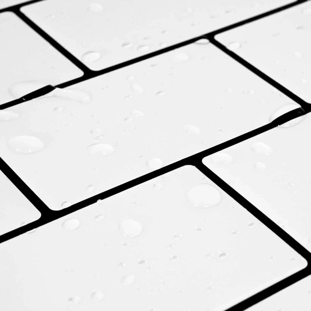 Piastrella subway 50 pcs Bianco e Nero 30 x 30 cm 42046125