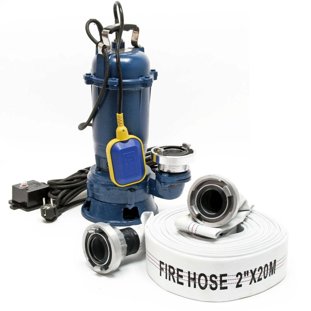 Pompa sommergibile per acque reflue da 550 watt 10000 litri all'ora tubo da 20 m 16_0002471