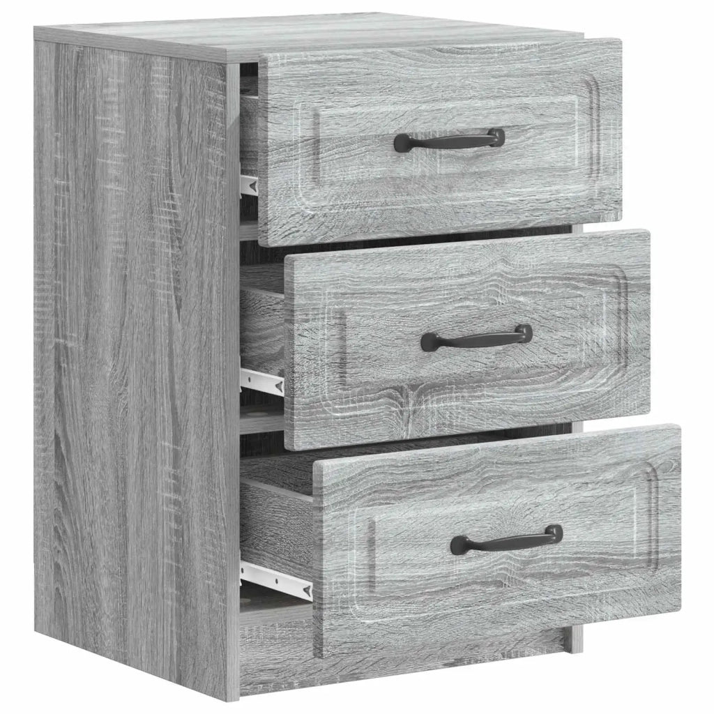 Armadio da Notte Grigio Sonoma 43 x 41 x 63,5 cm 895711