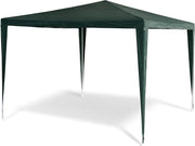 Tenda da festa 25 x 3 x 3 m con tetto a design quadrato in PE 100% per giardino e campeggio - verde