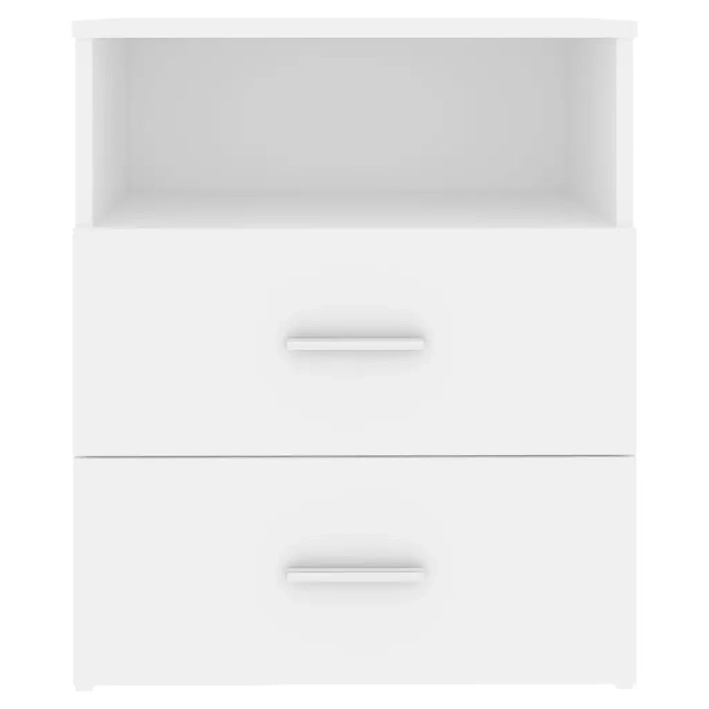 Comodino | Armadio da Notte | Mobiletto da notte Bianco 50x32x60 cm