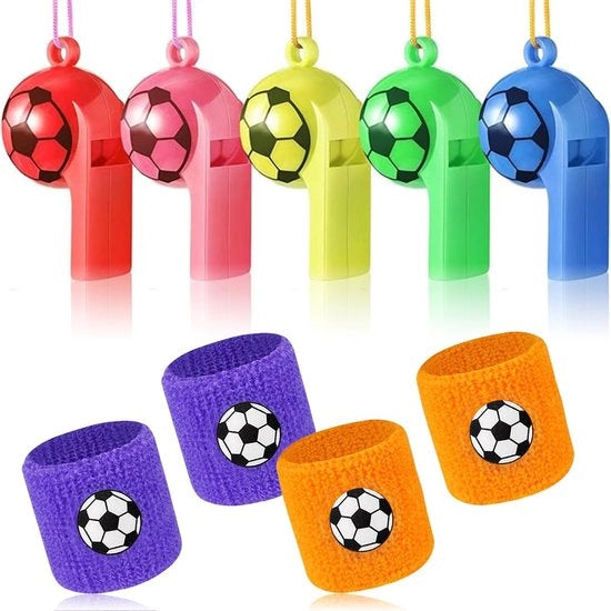 Flauto di Segnalazione - 5 Pezzi - Flauto di Segnalazione - Suono Intenso - Plastica - Gomma Antiscivolo - Dimensioni 5,5 × 2 × 3 cm