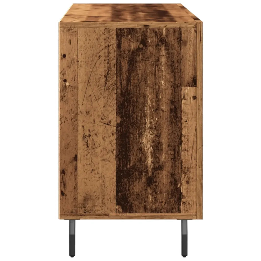 Credenza | Madia | Buffet da pranzo | Armadio da pranzo Legno Antico 100x36x60 cm in Legno Multistrato