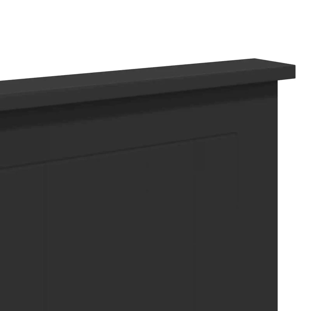 Testiera | Testata con Testiera | Testata Rovere Nero 140 cm Legno multistrato