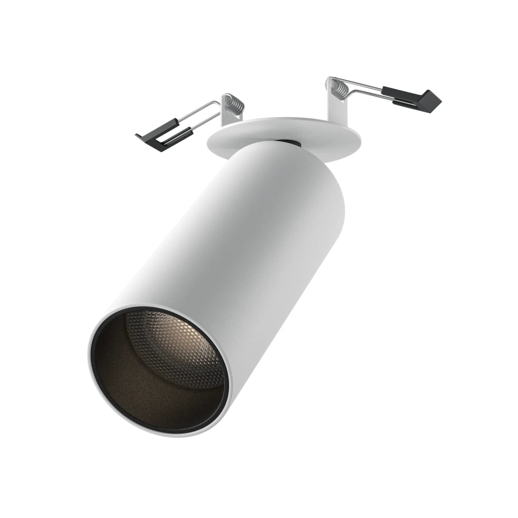 Maytoni Lampada da Incasso FOCUS LED 1 luce LED integrato bianco alluminio