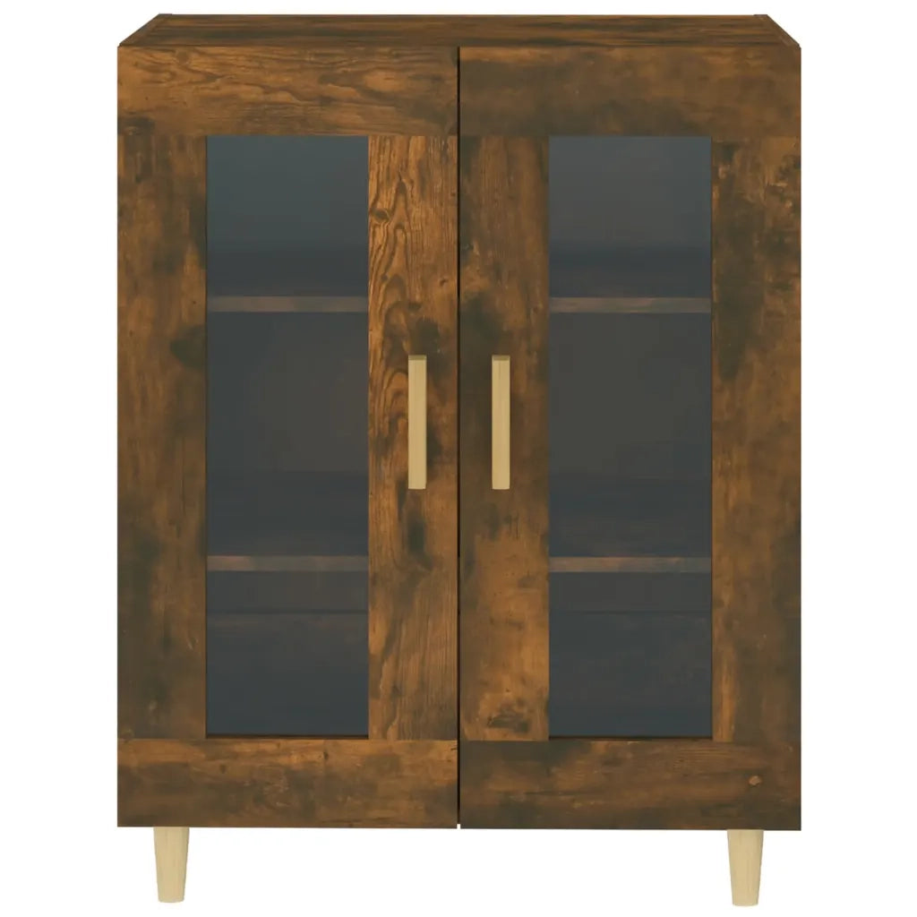 Credenza Rovere Fumo 69,5x34x90 cm in Legno Multistrato 817333