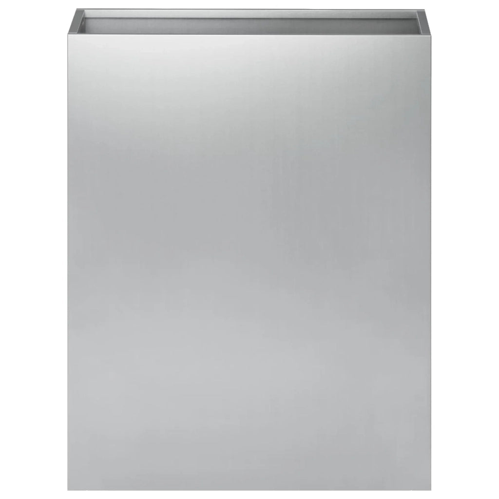 Vaso da giardino Argento 40 x 20 x 50 cm Acciaio zincato 8005424