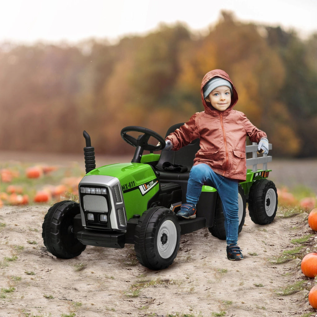 Auto elettrico per bambini ¨C zephmum ¨C Verde e Nero