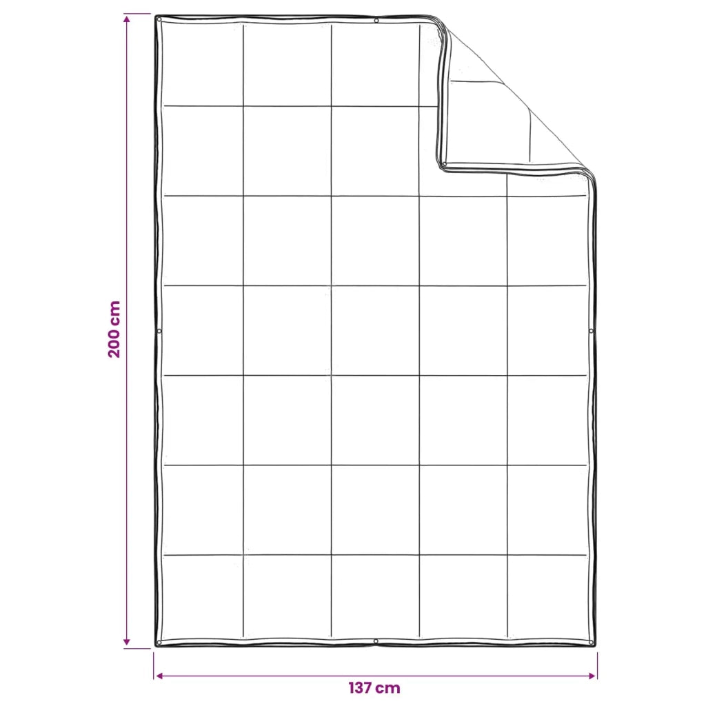 Set Piumone per Tutto l'Anno 2 pz 137 x 200 cm 150+250 gsm 3438137