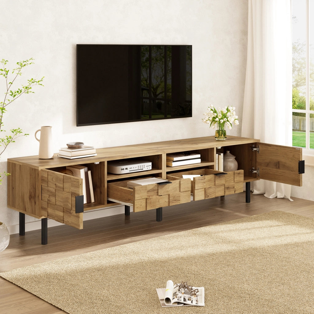TV-Schrank Natural; Spanplatte; 160 cm
