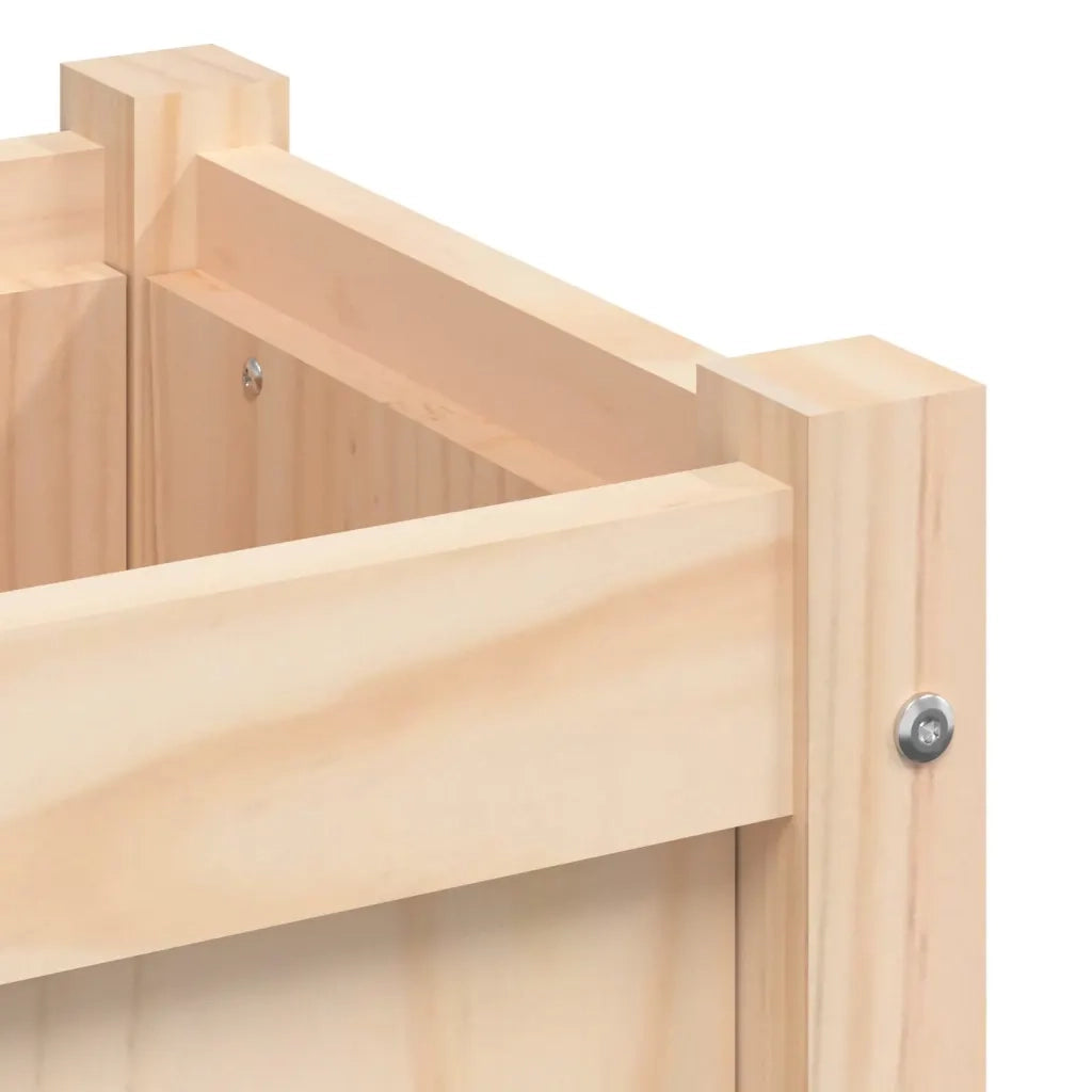 Fioriere da Giardino 2 pz in Legno Massello di Pino 837440