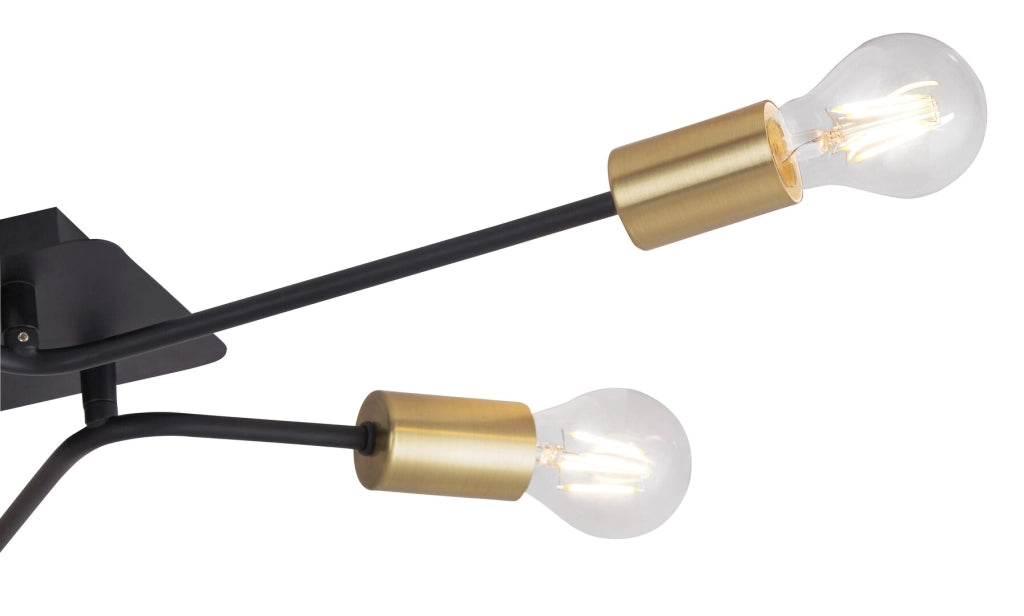 Plafoniera industriale Rabalux Lanny nera E27 55cm