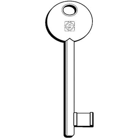 CHIAVE TIPO PATENT OTTONE 6P3S - PASSEPARTOUT - 5 pezzi- SILCA