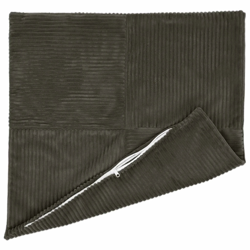 Federa 6 pcs ALMELO Antracite 35 x 35 cm corduroy 914066