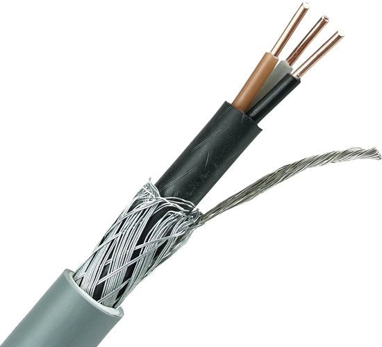 Cavo elettrico a terra 100m 3x2,5mm YMVK-AS