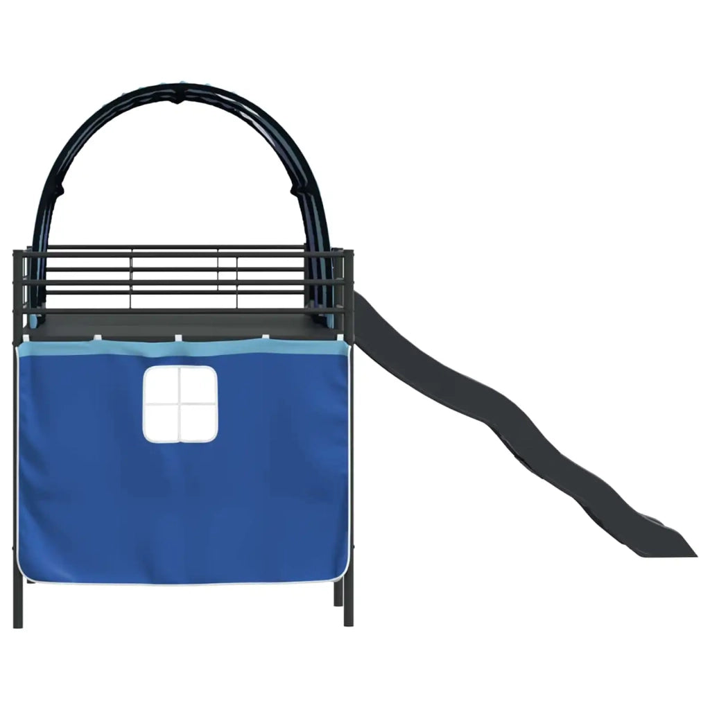 Struttura del letto loft per bambini Nero e Blu 100 x 200 cm 42020841
