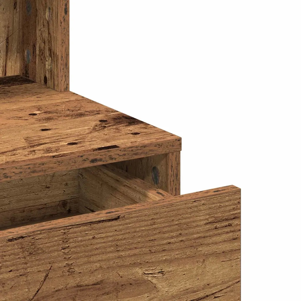Toeletta | Tavolo da Trucco con cassetto Legno vecchio 80 x 41 x 134,5 cm