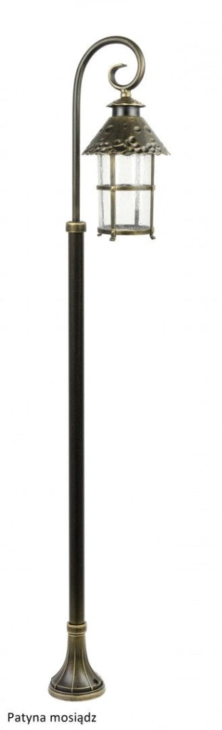 Lampione da esterno Toledo retro 166cm E27 nero IP23