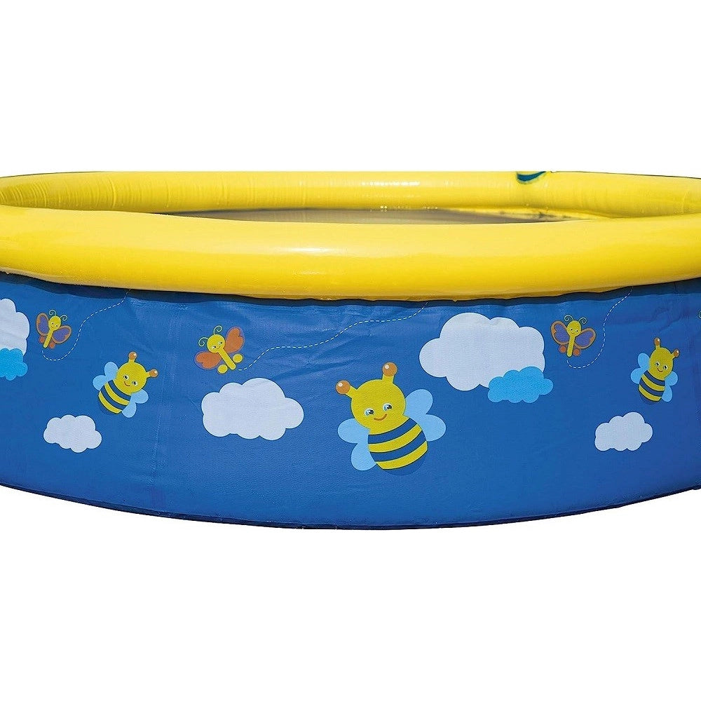 Trade Shop - La Mia Prima Piscina Fuori Terra Fast Set Con Spruzzatore 152x38cm 2 Colori 57326 -