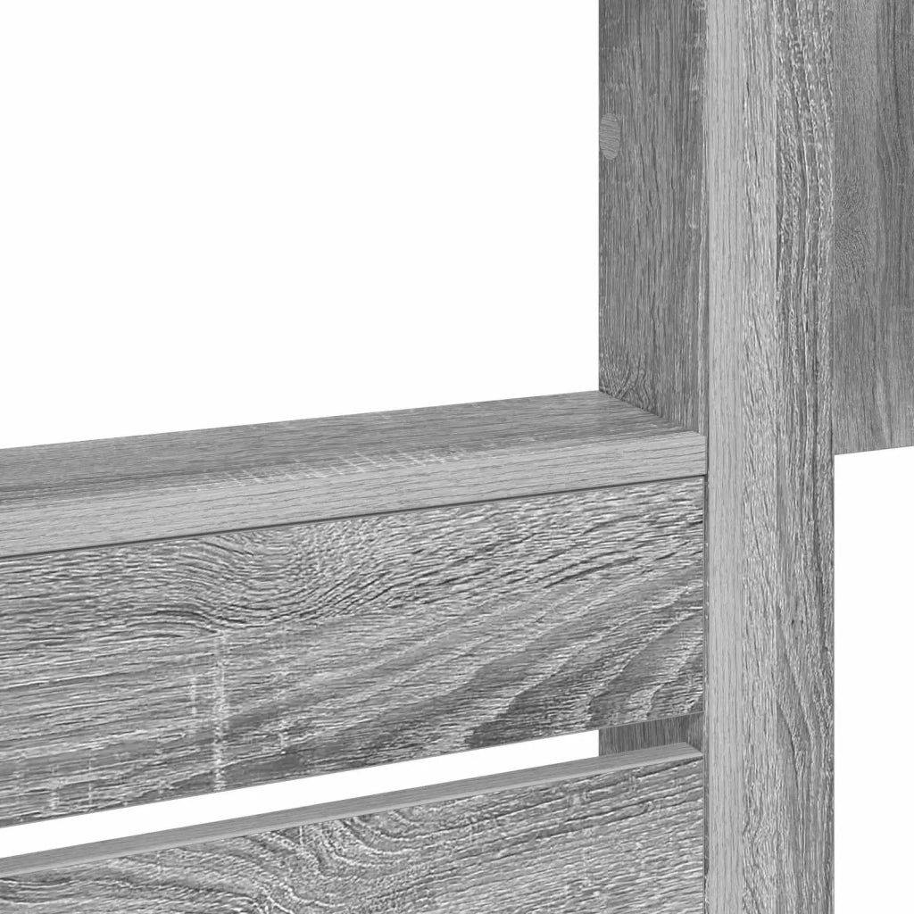 Letto a Castello per Bambini | Letto Infantile | Lettino Grigio Sonoma 75 x 190 cm