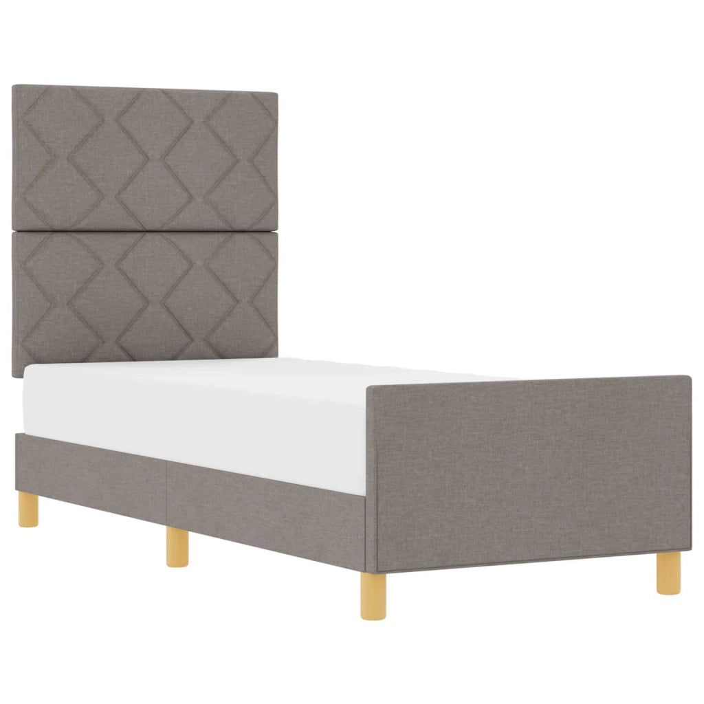 Struttura del letto con testiera Talpa 80 x 200 cm Tessuto