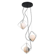 Italux Canto lampadario moderno cromo 3xE27 PEN-5696-3-BKCR