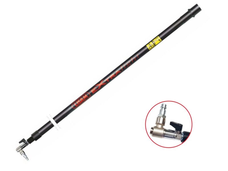Asta fissa con rubinetto Lisam Extra Light in lega leggera da 1 mt