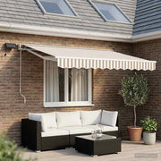 Cornice per Tenda Manuale con LED 3,5 x 2,5 m 3426000